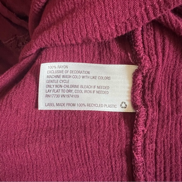 Knox Rose Women's Long Sleeve Button Front Dress M - Picture 7 of 10